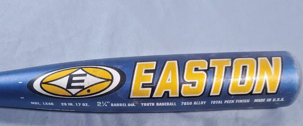 Easton Reflex Extended Youth Baseball Bat LX40 28" 17 oz 2 1/4" Alloy Blue -11